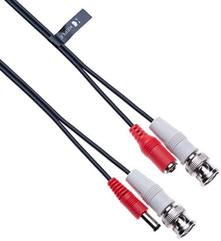 CCTV BNC Cavo di alimentazione video (video BNC + connettore di alimentazione DC 2,1mm) Cavo di prolunga per telecamera di sicurezza, per sorveglianza domestica, sistema di sicurezza DVR, cavo TV 5m