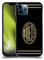 Head Case Designs Offizielle AC Milan Schwarz Und Gold Wappen Harte Rueckseiten Handyhülle Hülle Huelle kompatibel mit Apple iPhone 12 / iPhone 12 Pro