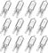Simusi G9 Halogen Bulbs, G9 28W Light Bulbs, G9 Dimmable Capsule Bulbs, Warm White 230V 2700K, Non-Flicker,12 Pack