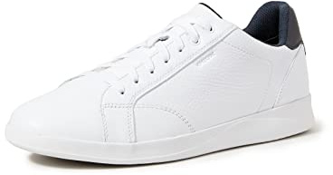 Geox Herren U Kennet Sneakers, Weiß, 45 EU