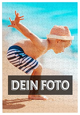 Personalisierte Foto-Puzzle 300 Teile Individuelles Puzzle mit eigenem Foto, Puzzle mit eigenem Bild selbst gestalten,Fotogeschenk für Jahrestag Geburtstag Weihnachten Valentinstag(26x38cm/10.2x15in)