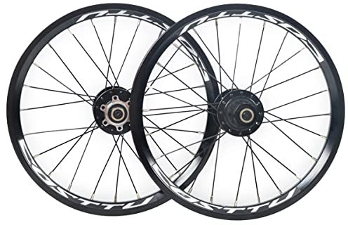 HSQMA Mountainbike Felgen Laufrads 18 Zoll Vorderrad Hinterrad Leichtmetallfelge Scheibenbremse Fahrrad Laufradsatz Schnellspanner Nabe 24H 7/8/9/10/11 Geschwindigkeit Kassette (Color : Black 18'')