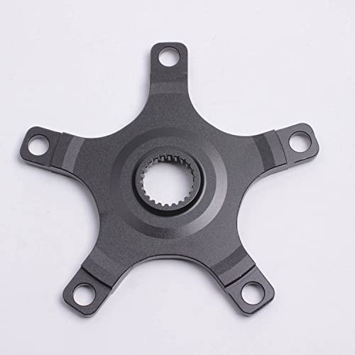 Prowheel EBike Kettenblatt Adapter Spider 130 BCD, Aluminium Drehmomentsensor Spider Adapter Fahrradkurbel für BAFANG LDS Kclamber, Riemenantrieb Ebike (130 BCD)