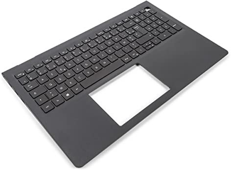 Dell Vostro 15-3510/3250/3530-Series Palmrest & FRENCH Backlit Keyboard - 0TPXKP (NHFHP) - Black (Renewed)
