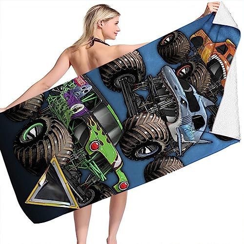 IMFLY Moter Jam Strandtuch Für Kinder,Strandtuch Mit Namen,Microfaser Handtücher,Badetuch Groß, Reisehandtuch | Reise, Strand, Saun (B,80x160cm)