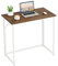 Dripex Schreibtisch Faltbar Tisch Computertisch Klappbar PC Tisch für Homeoffice Arbeitszimmer (Braun-Montage)