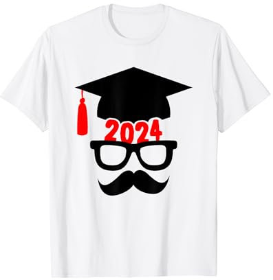 Absolventenklasse 2024 Hipster-Brille T-Shirt