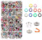 Druckknopf Set mit Zange, 200 Sätze Druckknöpfe Metall, 9.5mm Jersey Druckknöpfe, Druckknöpfe Ohne Nähen für Diy Basteln Baby Kinder Bekleidung Kleidung Taschen Handgemaakt(10 Farben)