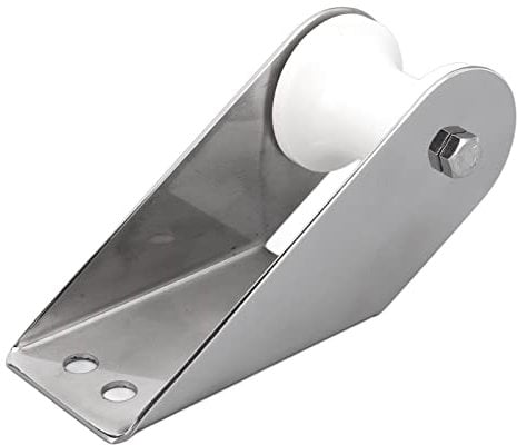 Leapiture Rullo di Ancoraggio per Barca, Supporto di Ancora, Puleggia di Ancora, Pescatore, Supporto di Ancoraggio Gomme Ancoraggio per Yacht Marine, Accessori di Accoppiamento in Acciaio Inox