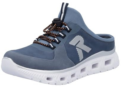 Rieker Women's M6069 Clogs, Blue, 6 UK
