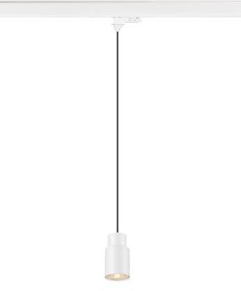 SLV PURI 2.0 Tube, 3~ Pendelleuchte, GU10, Pendellänge 200 cm, 1x max. 6 W, weiß