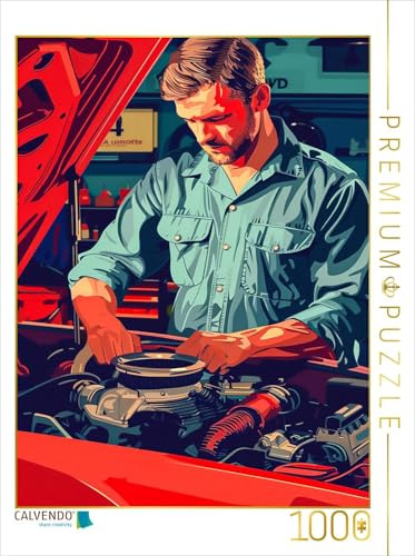 CALVENDO Puzzle EIN Motiv aus dem Kalender KFZ-Mechatroniker - Mein Traumberuf | 1000 Teile Lege-Größe 64 x 48 cm Foto-Puzzle für glückliche Stunden