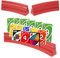 4 Stück Kartenhalter Spielkarten 3 Rampen Spielkartenhalter zum Hinstellen Stackbar mit Magnetische Montage Spielkartenhalter Poker/UNO für Senioren Kinder Arthritis Feiern (Rot)