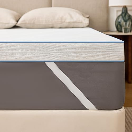 Solviente Topper 160x200cm H3-7.5cm Memory Foam & Kaltschaum Matratzen Topper, Oeko-TEX® Zertifiziert, Abnehmbarer Bezug, rutschfest, Antiallergisch, Leise & Atmungsaktiv