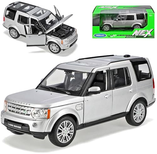 Welly Land R*o*v*e*r Discovery 4 Silber Ab 2009 1/24 Modell Auto