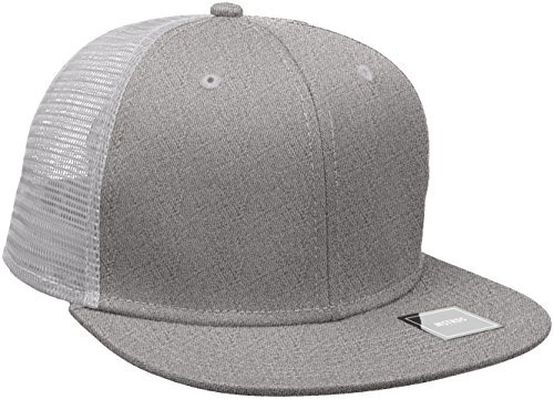 MSTRDS Herren MoneyClip Trucker Snapback Baseball Cap, Grau (ht. Grey 5101), One Size