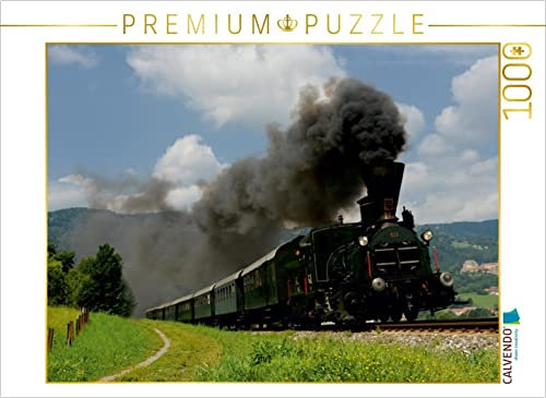 CALVENDO Puzzle Unterwegs mit der dienstältesten Dampflokomotive der Welt. 1000 Teile Lege-Größe 64 x 48 cm Foto-Puzzle Bild von HP Reschinger, H.P.