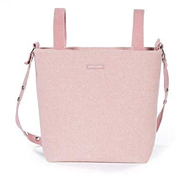 Pasito a Pasito Panera Bohemian - Bolsa, unisex, color rosa