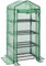 LARMNEE Serra da Giardino per Piante, 69 x 49 x 158 cm, con Scaffale a 4 Ripiani, Anti UV, Resistente alle Intemperie, per Piante, Fiori, Adatto per Giardini Domestici e Terrazzi, Verde EGN04GH02