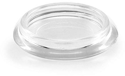 GleitGut 4 x patins de meubles rond 50 mm intérieur dessous de meuble transparent