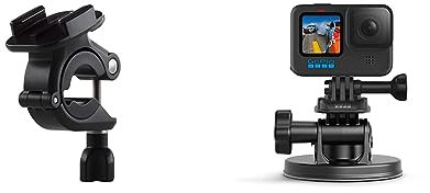 GoPro Handlebar, Seatpost and Pole Mount (Official Accessory) & Suction Cup Mount