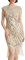 BABEYOND Damen Kleid voller Pailletten 20er Stil Runder Ausschnitt Inspiriert von Great Gatsby Kostüm Kleid (Beige Strass, XS (Fits 70-74 cm Waist))