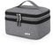 Luxja Oil Bag - Double-Layer Carrying Case, Holds 30 Bottles (5ml-30ml), Fits Roller Bottles, Travel Bag for Oils & Accessories, Grey