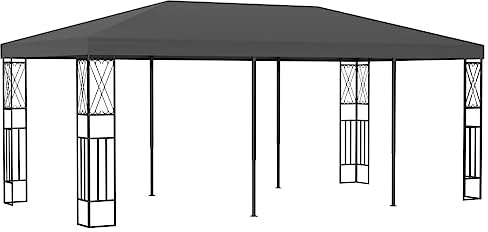 vidaXL Pavillon 3x6 m Anthrazit Stoff