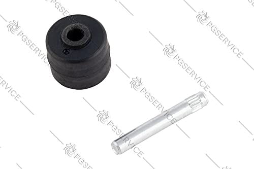 2x Rolle + Achse hinten kompatibel mit /Ersatzteil für Rowenta SS-2230002508 XForce 11.60 14.60 RH98 RH9878 RH99 Akku-Handstaubsauger