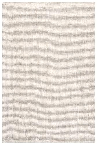 SAFAVIEH Naturfaser Teppich für Wohnzimmer, Esszimmer, Schlafzimmer - Natural Fiber Collection, Kurzer Flor, Bleichmittel und Elfenbein, 183 X 274 cm