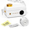 Phomemo D50 Etikettendrucker - Beschriftungsgerät Selbstklebend, Etikettiergerät Bluetooth Label drucker 20-24mm, Kompatibel mit iOS Android, für Aufbewahrung, Zuhause, Büro, Organisation(Weiß)