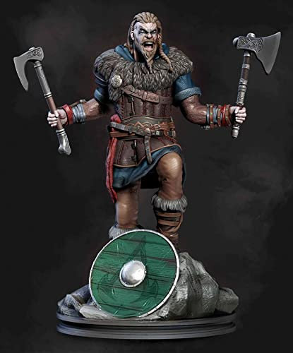 ZHANGJING 1/24 75mm 1/18 100mm Resin Model Kits Viking Warrior Soldier Figure Unassambled Unpainted RA-077
