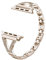Ersatzband Glitzer Kompatibel mit Apple Watch Series SE 44mm, Edelstahl Metall Ersatz Strap Replacement mit Diamant Ersatzarmbänder Kompatibel mit Apple Watch 42mm 44mm 45mm Series 7/6/SE/5/4/3/2/1