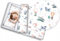 BABYMAM 2pc Cotton Baby Bedding Cot Toddler Duvet Cover and Pillowcase Set to Fit Cot Bed 120x90cm Dreamy Flight