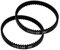 AYBAL Lot de 2 Courroies crantées HTD186-3M compatibles avec Karcher FC3 FC5 Nettoyeur de sols durs X.605-500 pièces de Rechange de Courroie compatibles avec Karcher FC3 (Color : 2PCS)