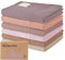 Bio Spucktücher Baby Junge, Mädchen - 6er-Pack Große Baumwoll Mulltücher Baby Waschlappen, Super Saugfähig, Ultraweiches Neugeborene Set, Geschlechtsneutral, Maschinenwaschbar, Langlebig (Mauve)