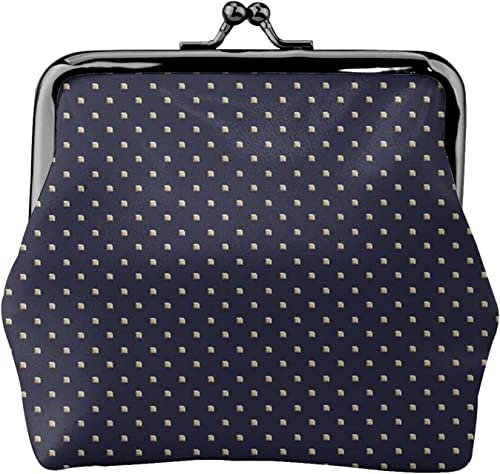 Dot to Dot Damen-Leder-Geldbörse, Kleingeldbeutel mit Kiss-Lock-Verschluss, Schnallen-Geldbörse für Mädchen-Geschenk