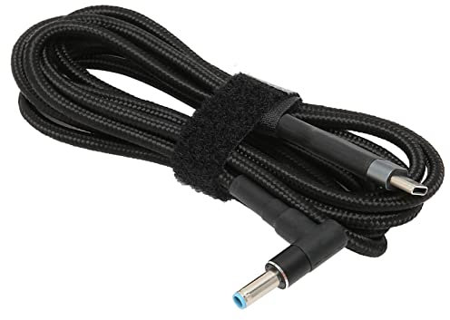Cable de Carga para Computadora Portátil, Adaptador de Corriente USB 100W 20V 5A para Computadora Portátil HP