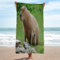 Strandtücher Mit 3D-Druck, Tier Wasserschwein, Perfekt Für Strand, Bad, Pool Und Spa Für Erwachsene Und Kinder, Übergroß, Super Weich, Saugfähig, Große Handtücher 70 X 150 cm