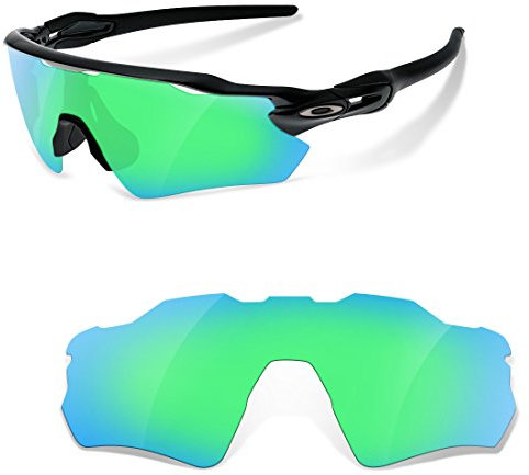 Verres de rechange compatibles pour Oakley Radar EV, Superduro et vert saphir, Saphir vert, Taille unique