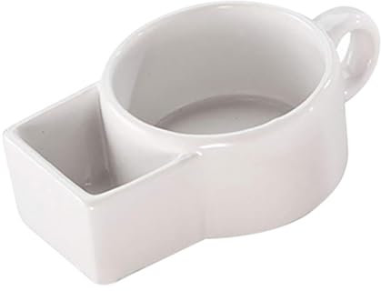 DECHOUS Tazza Per Biscotti in Ceramica Tazza Per Biscotti Da Colazione Set Di Tazze Rotonde Quadrate Per Casa/ufficio/hotel