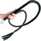 Frusta BDSM per schiavi lunghezza140 cm in ecopelle nera Frusta erotica progettata per donne e giochi coppia Ideale per giochi erotici e sessioni BDSM perfetta per utenti avanzati Flogger FOPS B21-10