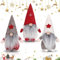 REFORUNG Weihnachten Deko Wichtel 3er Set Weihnachtswichtel Plüsch Wichtel Figuren Weihnachtspailletten Herbst Deko Wichtel Baumanhänger Weihnachtszwerge Wichtel für Weihnachten(3 Stück-Bunt)