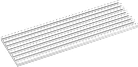 sourcing map 1 Pack M.2 2280 Nvme SSD Heatsink Cooler with Thermal Pad Alloy Aluminum Heat Sink Cooling Sink for PC Laptop, 70x22x3mm, White