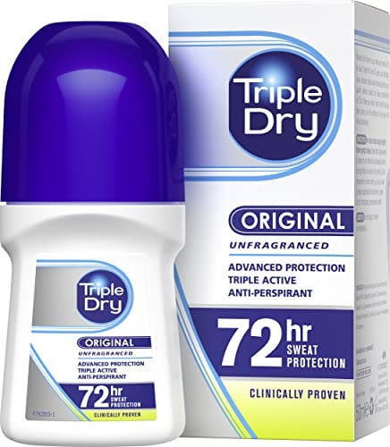 Triple Dry Women 72 hours Advanced Protection Anti-Perspirant Quick Dry Roll-On 50ml