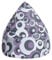 SITTING POINT only by MAGMA BeanBag Malibu XL Sitzsack, ca. 70x110cm, großer Sitzsessel, Lounge-Sessel, Made in Germany, lila
