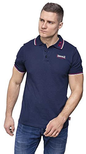 Lonsdale Herren Lion T Shirt, Blau (Bleu/Rouge/Blanc), XXL EU