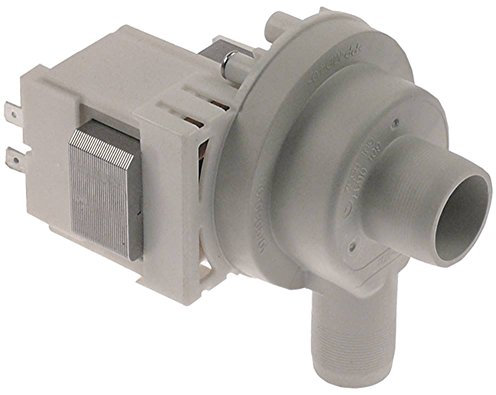 GRE - Bomba de desagüe para lavavajillas Silanos 33 W, 230 V, entrada ø 30,5 mm, salida Ø 22 mm, 50 Hz, 22 mm