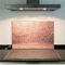 DAMU Hob Cover One Piece 80 x 52 cm Hob Cover Ceramic Hob Glass Chopping Plate Ceramic Hob Cover Hob Cover Chopping Board Glass Top Modern Pink