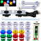 SJ@JX 2 Player Arcade Game LED DIY Kit LED Button Zero Delay USB Encoder Mechanical Keyboard Switch for PC Raspberry Pi Arcade Fight Joystick Xbox Style Color LED